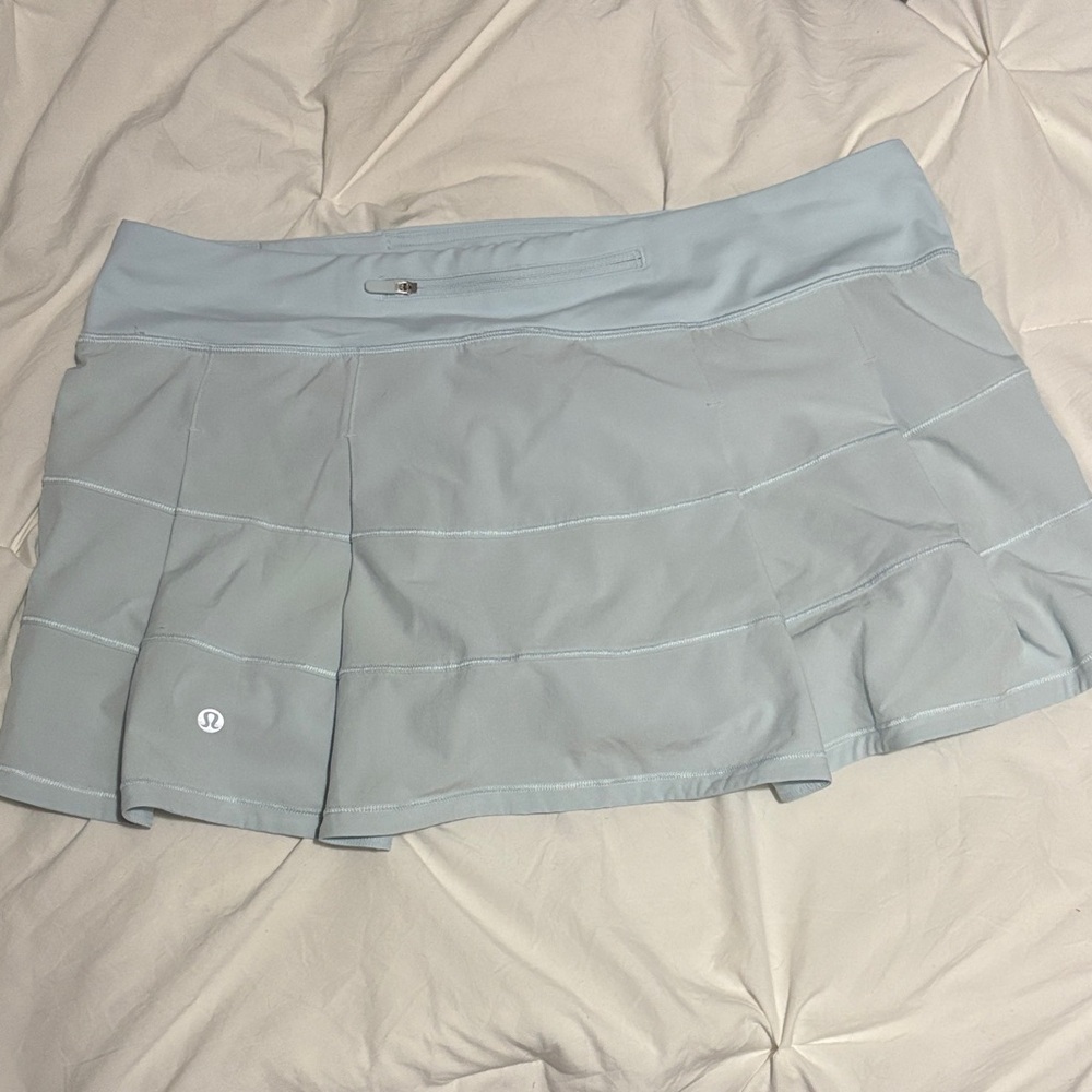 Lululemon Athletica Light Blue Mini Skirt